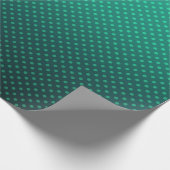 Polka stit gradiënt groene zwarte kleuren donkere cadeaupapier (Hoek)