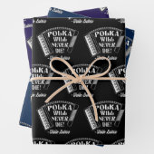 Polka zal nooit sterven Dresden fans Inpakpapier Vel (In situ)