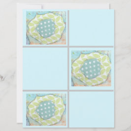 Polkadot Bloem Scrapbook Papier