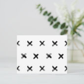 Polkadot Crosses - Dense Briefkaart (Staand voorkant)