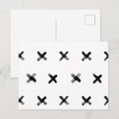 Polkadot Crosses - Dense Briefkaart (Voorkant / Achterkant)