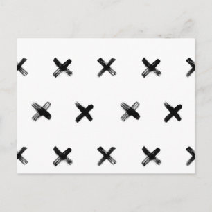 Polkadot Crosses - Dense Briefkaart