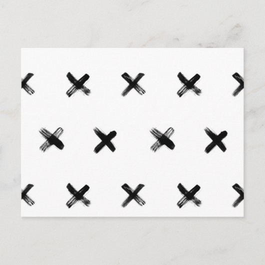 Polkadot Crosses - Dense Briefkaart (Voorkant)