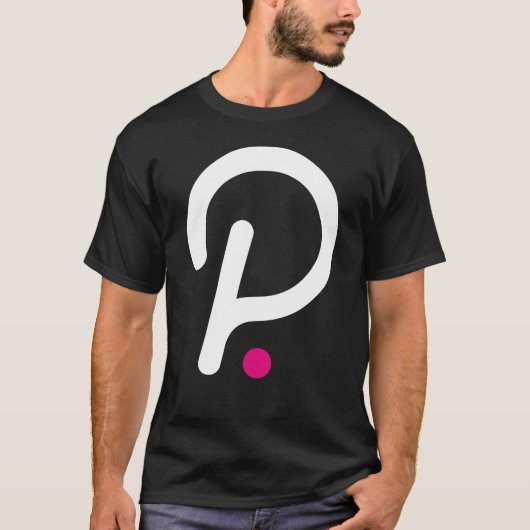 Polkadot Crypto Cryptocurrency Blockchain Coin T-shirt (Voorkant)