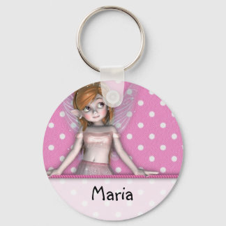 Polkadot Fairy Keyschain Sleutelhanger