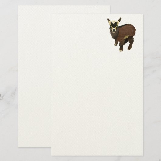 Polkadot Goat Stationery Briefpapier (Voorkant / Achterkant)