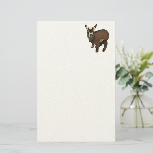 Polkadot Goat Stationery Briefpapier (Staand voorkant)