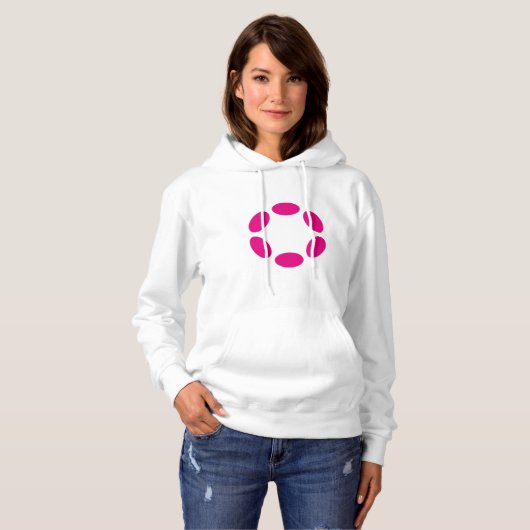 Polkadot Hoodie (Voorkant volledig)