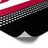 POLKADOT LADYBUGS-Baby shower / Birthday-banner Poster (Hoek)