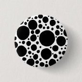 Polkadot Madness Ronde Button 3,2 Cm (Voorkant)