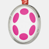 Polkadot Metalen Ornament (Links)
