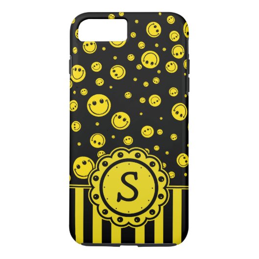 PolkaDot Monogram Case-Mate iPhone Case (Achterkant)