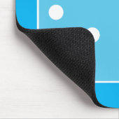 Polkadot Mousepad Sky Blue Muismat (Hoek)