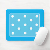 Polkadot Mousepad Sky Blue Muismat (Met muis)