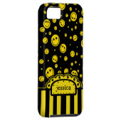 PolkaDot Name Sjabloon Case-Mate iPhone Case (Back/Rechts)