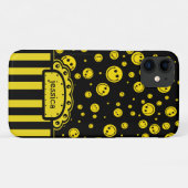 PolkaDot Name Sjabloon Case-Mate iPhone Case (Achterkant (horizontaal))