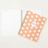 Polkadot Peach Fuzz Planner (Display)