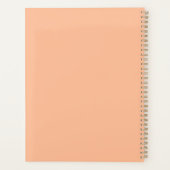 Polkadot Peach Fuzz Planner (Achterkant)