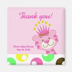 Polkadot Queen of the Oerwoud Favor Magnet
