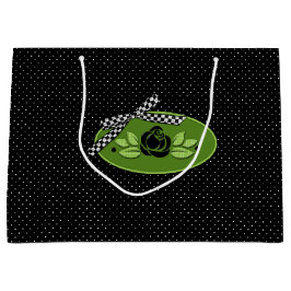 Polkadot Rozen zwarte-grote cadeautas