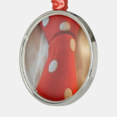polkadot slipsie metalen ornament (Links)