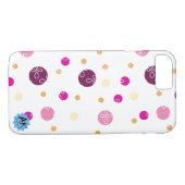 Polkadot violet patroon Case-Mate iPhone case (Achterkant (Horizontaal))