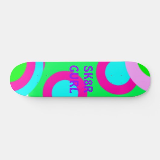 PolkaDotPower, SK8R GURL Skateboard (Horizontaal)