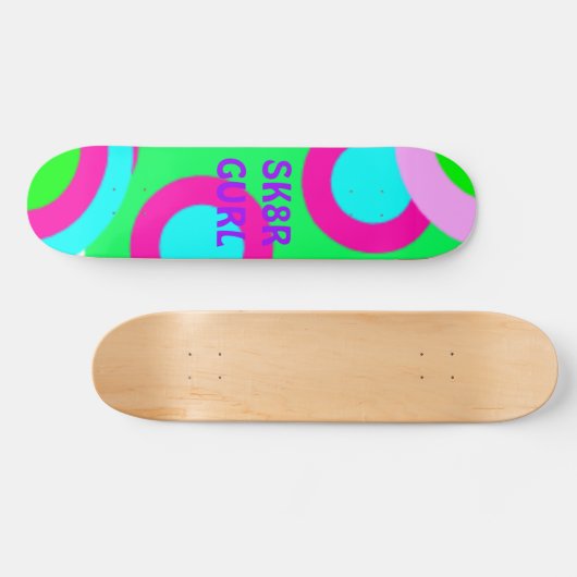 PolkaDotPower, SK8R GURL Skateboard (Horizontaal)