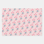 Polkadots & Candy Canes: Trendy 'Snoep Christmas' Inpakpapier Vel (Voorkant)