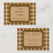 Polkadots - Chocolate Peanut Butter Visitekaartje (Voorkant / Achterkant)