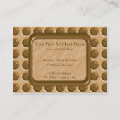 Polkadots - Chocolate Peanut Butter Visitekaartje (Achterkant)