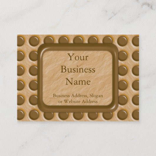 Polkadots - Chocolate Peanut Butter Visitekaartje (Voorkant)