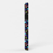 polkadots, etiket en initialen Case-Mate iPhone case (Achterkant/rechts)
