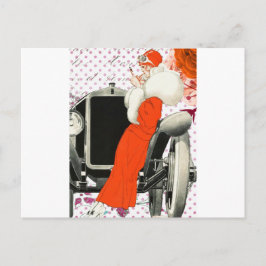 polkadots flapper briefkaart