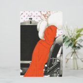 polkadots flapper briefpapier (Staand voorkant)