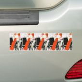 polkadots flapper bumpersticker (Op auto)