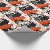 polkadots flapper cadeaupapier (Hoek)