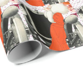 polkadots flapper cadeaupapier (Rol Hoek)