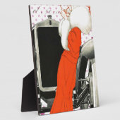 polkadots flapper fotoplaat (Zijkant)