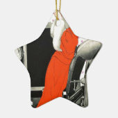 polkadots flapper keramisch ornament (Links)