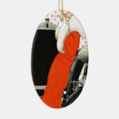 polkadots flapper keramisch ornament (Rechts)