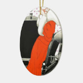 polkadots flapper keramisch ornament (Links)