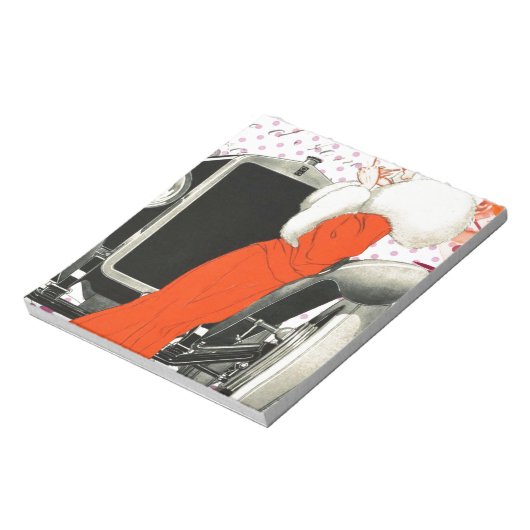 polkadots flapper notitieblok (Linkerzijde)