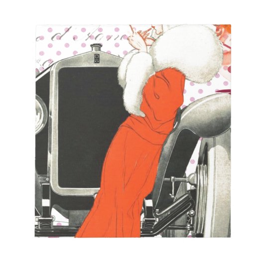 polkadots flapper notitieblok (Voorkant)