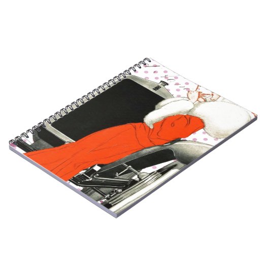 polkadots flapper notitieboek (Linkerzijde)