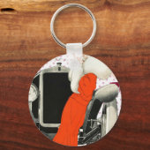 polkadots flapper sleutelhanger (Voorkant)