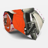 polkadots flapper stropdas (Opgerold)