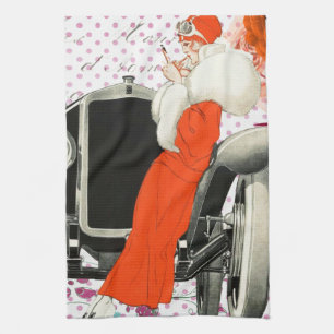 polkadots flapper theedoek