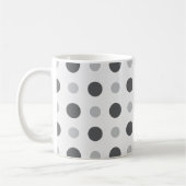 Polkadots Gray Koffiemok (Links)