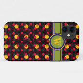 polkadots om initiaal letter toe te voegen Case-Mate iPhone case (Achterkant (horizontaal))